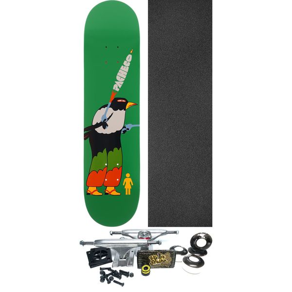 Girl Skateboards Tyler Pacheco Birdman Skateboard Deck - 8" x 31.875" - Complete Skateboard Bundle